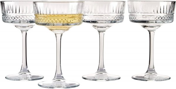 Pasabahce Elysia Sekt Basic 440436 - Sektgläser - 260 ml, Set aus 4 Stück