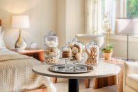 Pasabahce 96815  Patisserie Basic Set 3 stapelbare Behälter mit Kuppel, Glas, transparent,,12x26 cm