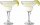 Pasabahce 44386 Margarita Glas Cocktail Glas 305 ml - 2 Stück Profi-Partyglas