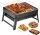 IMEX Tragbarer BBQ Grill 44x29x23 cm | Kompakt & Leicht (1,5 kg) | Hochwertiger Stahl & Edelstahl-Grillgitter | Klappbar & Ideal für Camping, Balkon & Garten