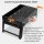 IMEX Tragbarer BBQ Grill 44x29x23 cm | Kompakt & Leicht (1,5 kg) | Hochwertiger Stahl & Edelstahl-Grillgitter | Klappbar & Ideal für Camping, Balkon & Garten