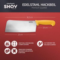 Shov Hackbeil Groß | Küchenbeil – Premiumqualität | Profi Küchenmesser | Kochmesser | Fleischmesser | Scharf & Robust | Für Profis & Hobbyköche