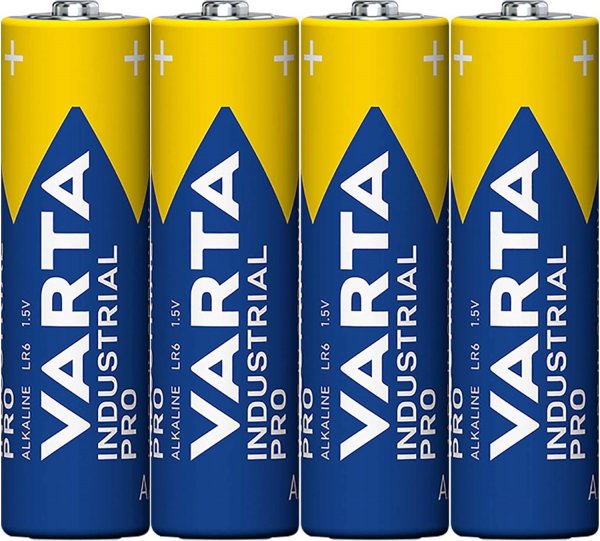 VARTA Batterie INDUSTRIAL Mignon / LR06 / AA 4 Stück